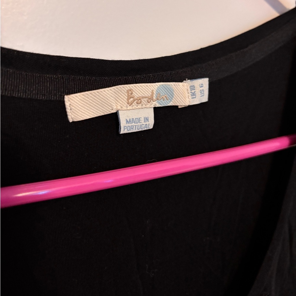 Boden Balck Ruffle Dress - Picture 3 of 5